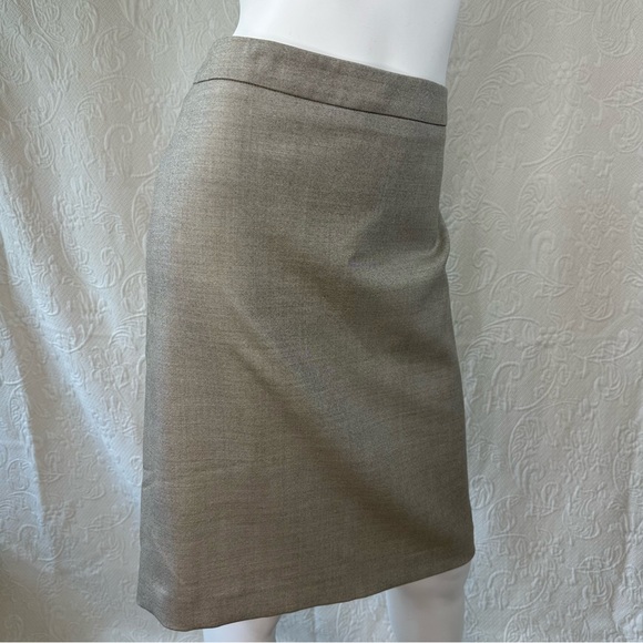 MaxMara Tan Stretch Wool Pencil Skirt - Picture 5 of 13